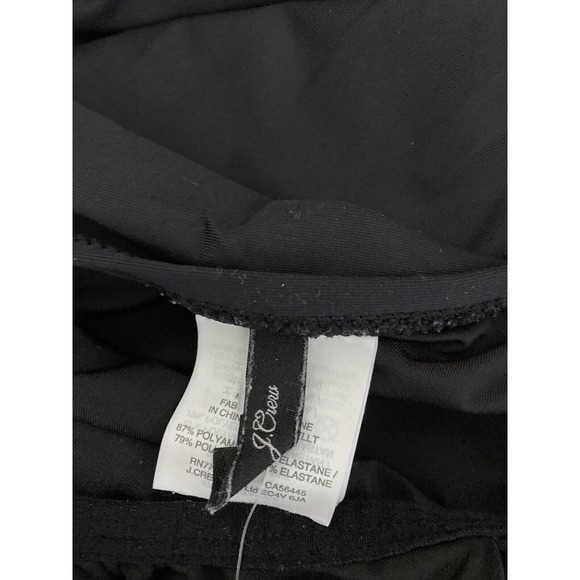 J. Crew Women’s Black Twist Front V Neck Swimsuit One Piece Size 16 - Picture 5 of 5